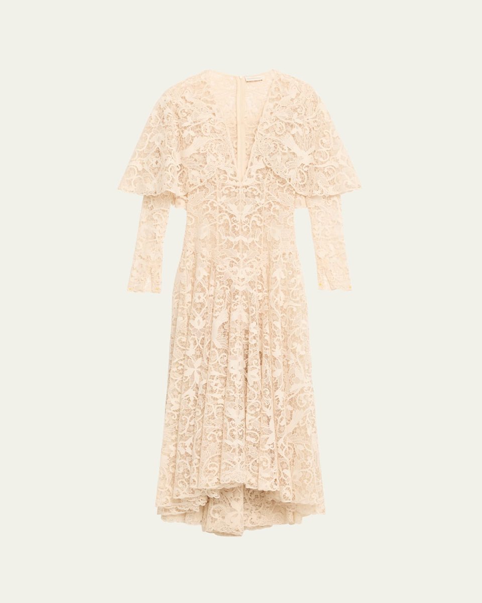 Memento Long-Sleeve Lace Dress